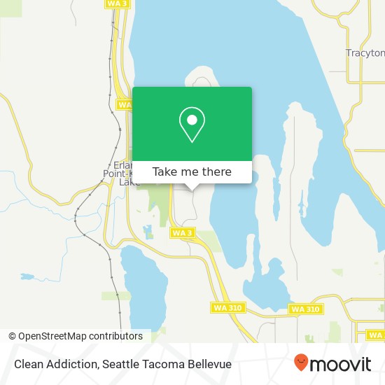 Mapa de Clean Addiction
