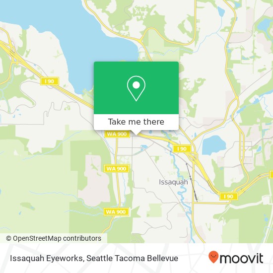 Mapa de Issaquah Eyeworks