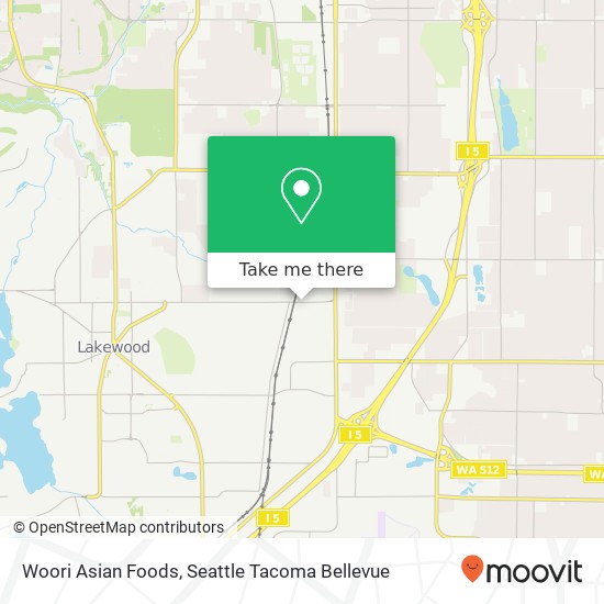 Woori Asian Foods map