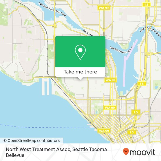 North West Treatment Assoc map