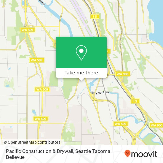 Pacific Construction & Drywall map