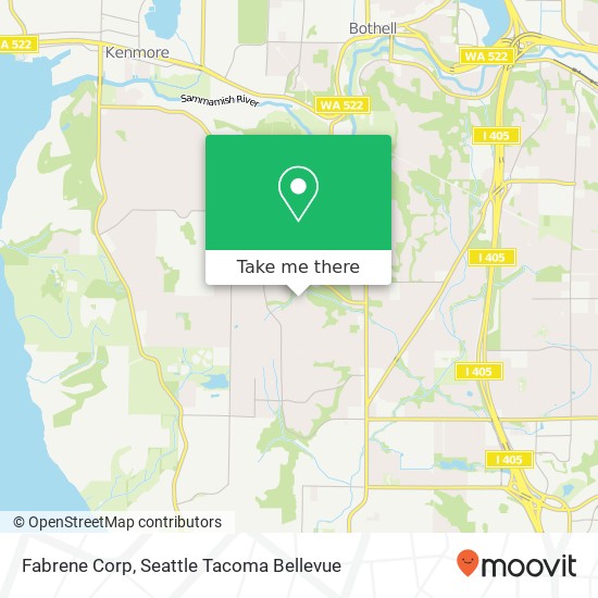 Fabrene Corp map