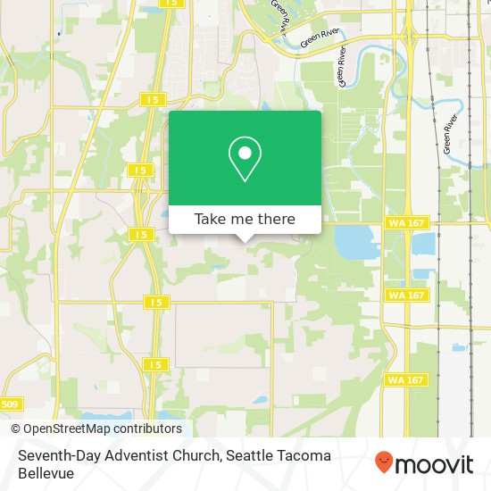 Seventh-Day Adventist Church map