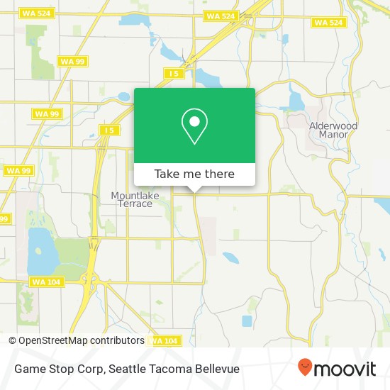 Game Stop Corp map