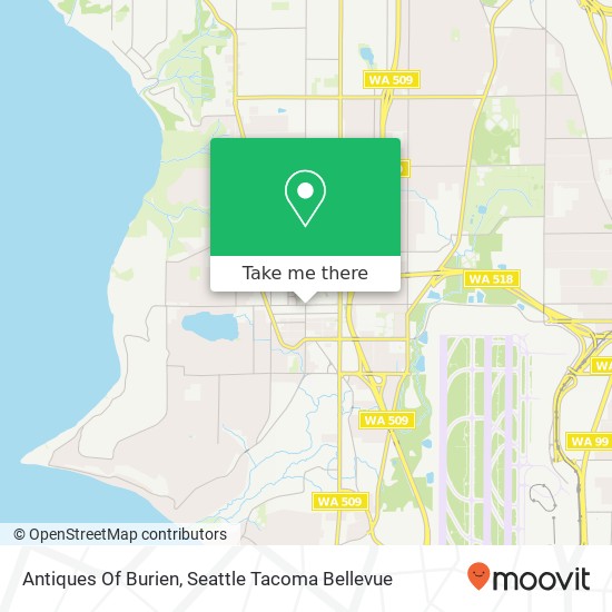 Mapa de Antiques Of Burien