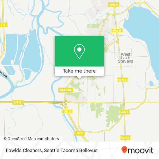 Fowlds Cleaners map