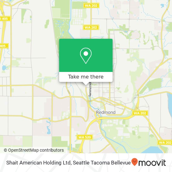 Shait American Holding Ltd map