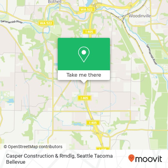 Casper Construction & Rmdlg map