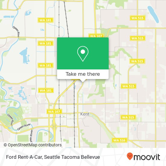 Ford Rent-A-Car map