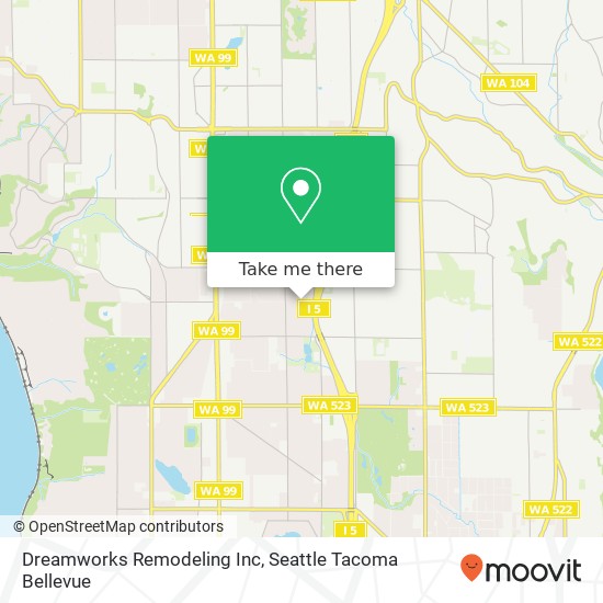 Mapa de Dreamworks Remodeling Inc
