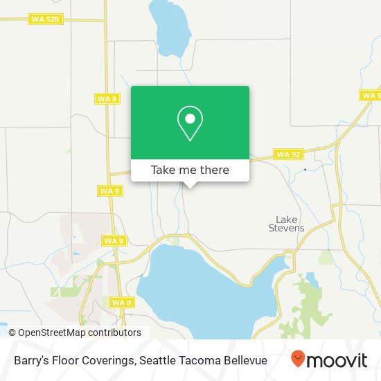 Barry's Floor Coverings map