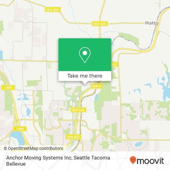 Anchor Moving Systems Inc map