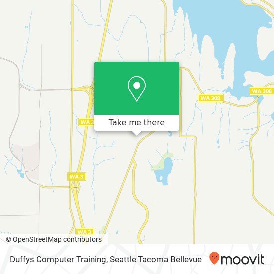 Duffys Computer Training map