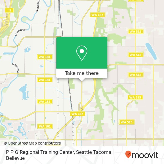 P P G Regional Training Center map