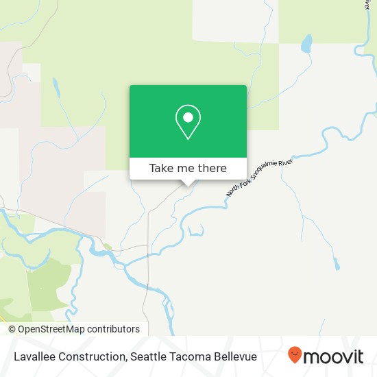 Lavallee Construction map