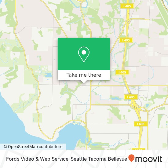 Fords Video & Web Service map