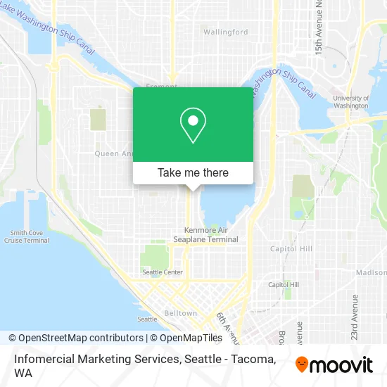 Infomercial Marketing Services map