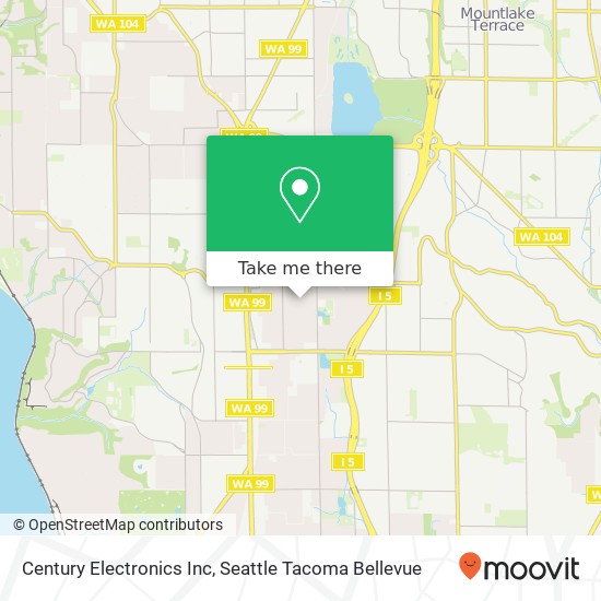 Mapa de Century Electronics Inc