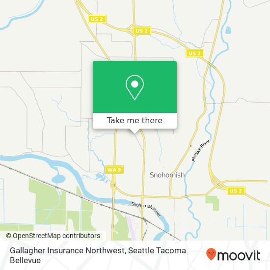 Gallagher Insurance Northwest map