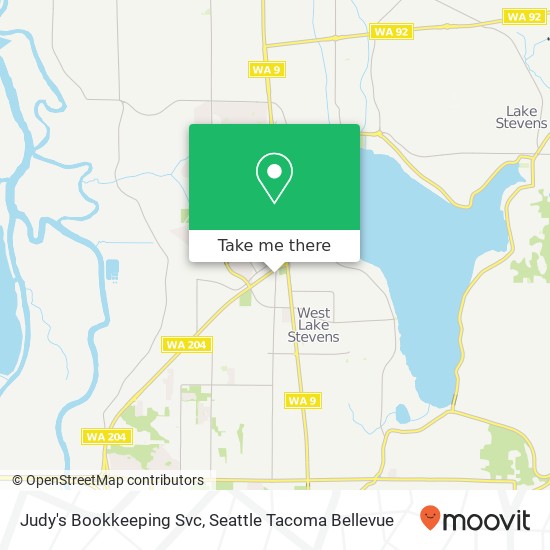 Mapa de Judy's Bookkeeping Svc