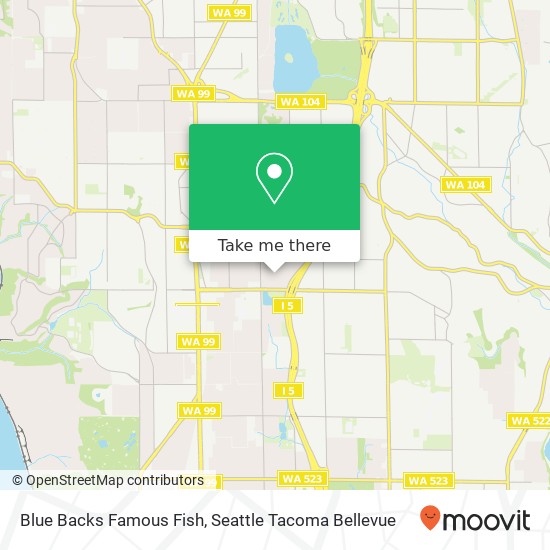 Blue Backs Famous Fish map