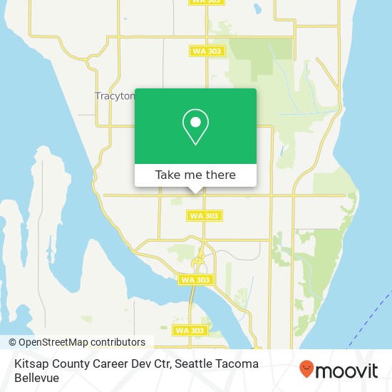 Kitsap County Career Dev Ctr map