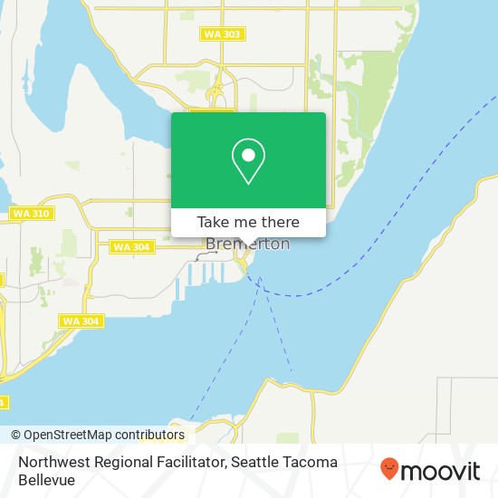 Northwest Regional Facilitator map