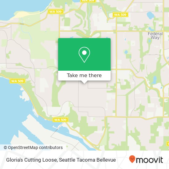 Gloria's Cutting Loose map