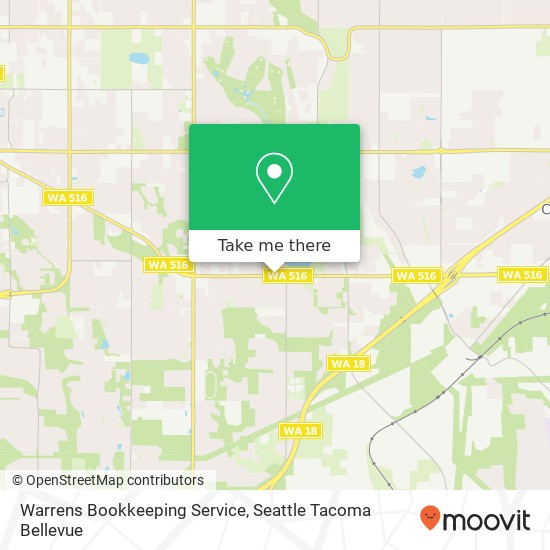 Mapa de Warrens Bookkeeping Service