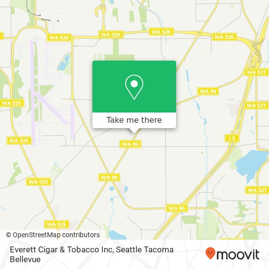 Everett Cigar & Tobacco Inc map