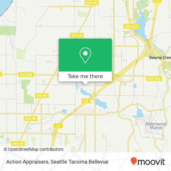 Action Appraisers map