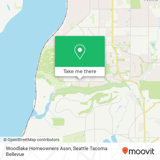 Woodlake Homeowners Assn map
