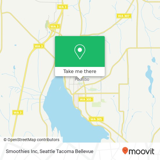 Smoothies Inc map
