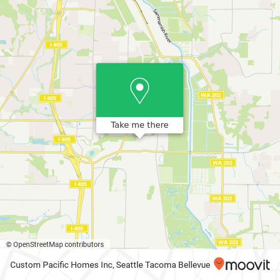 Custom Pacific Homes Inc map