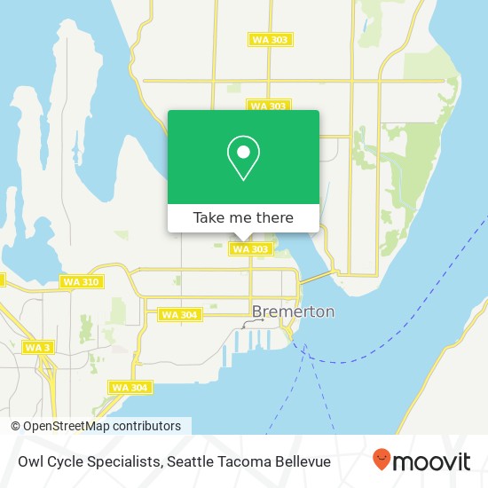 Owl Cycle Specialists map