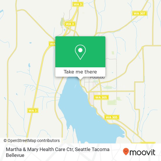 Martha & Mary Health Care Ctr map