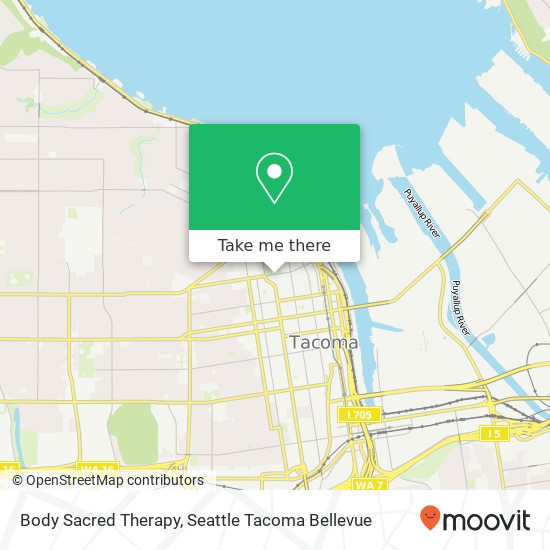 Body Sacred Therapy map