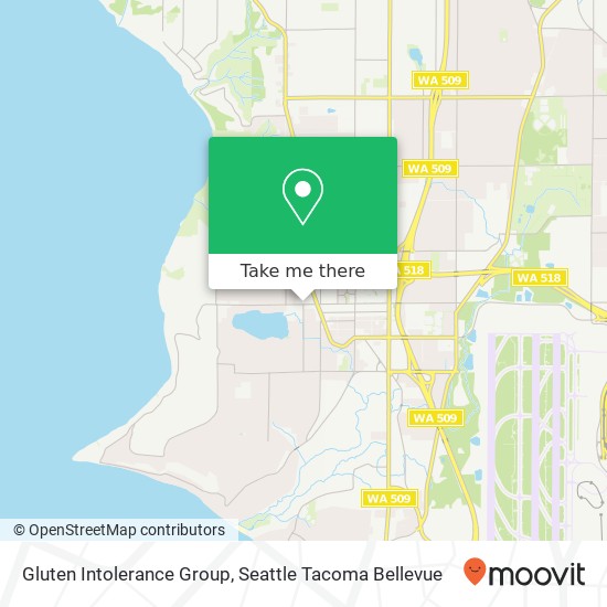 Gluten Intolerance Group map