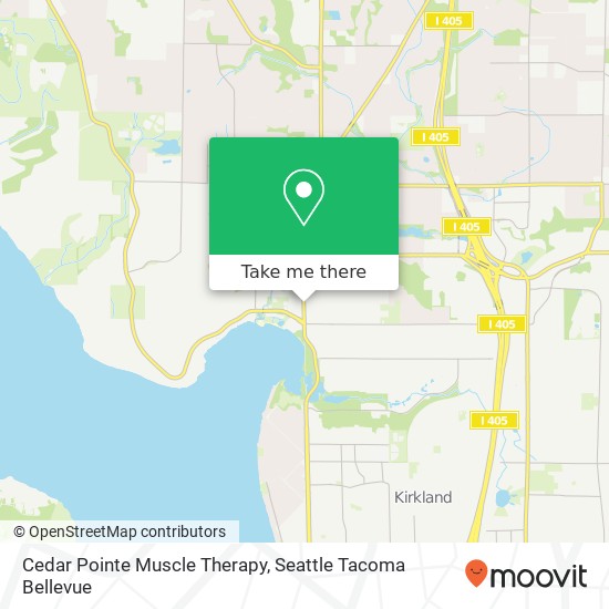 Mapa de Cedar Pointe Muscle Therapy
