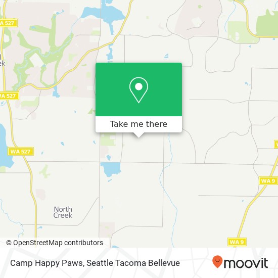 Mapa de Camp Happy Paws