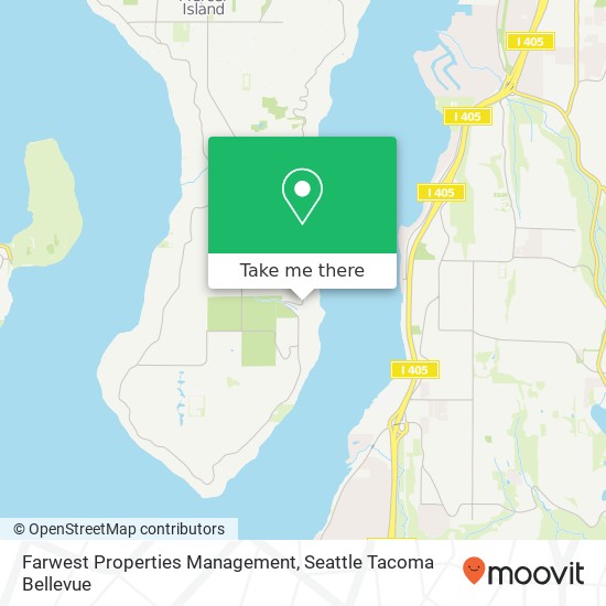 Mapa de Farwest Properties Management