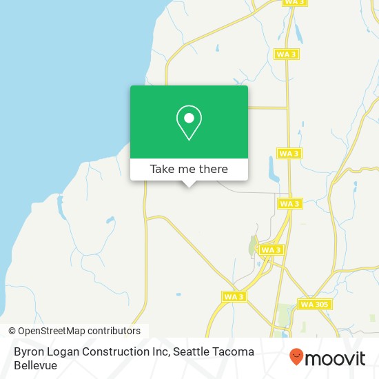 Byron Logan Construction Inc map