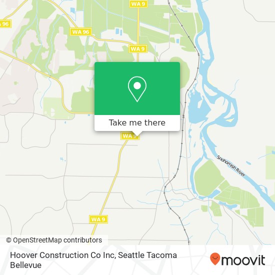 Hoover Construction Co Inc map