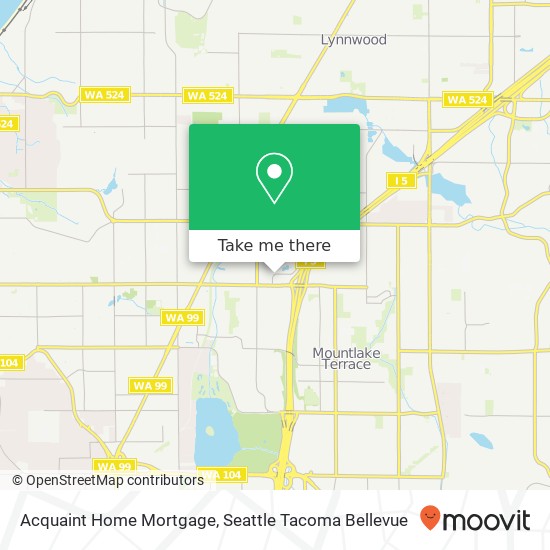 Acquaint Home Mortgage map