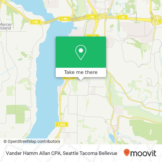 Vander Hamm Allan CPA map