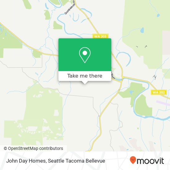 John Day Homes map