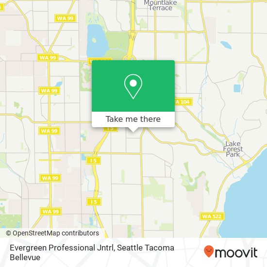Evergreen Professional Jntrl map