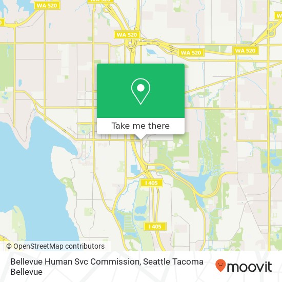 Mapa de Bellevue Human Svc Commission