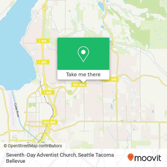 Seventh -Day Adventist Church map