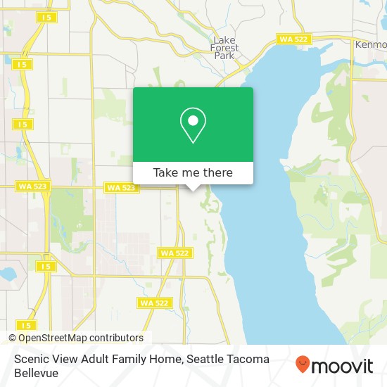 Scenic View Adult Family Home map